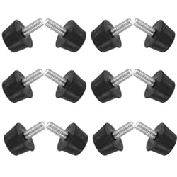 adjustable furniture leveling feet with rubber floor protection pads