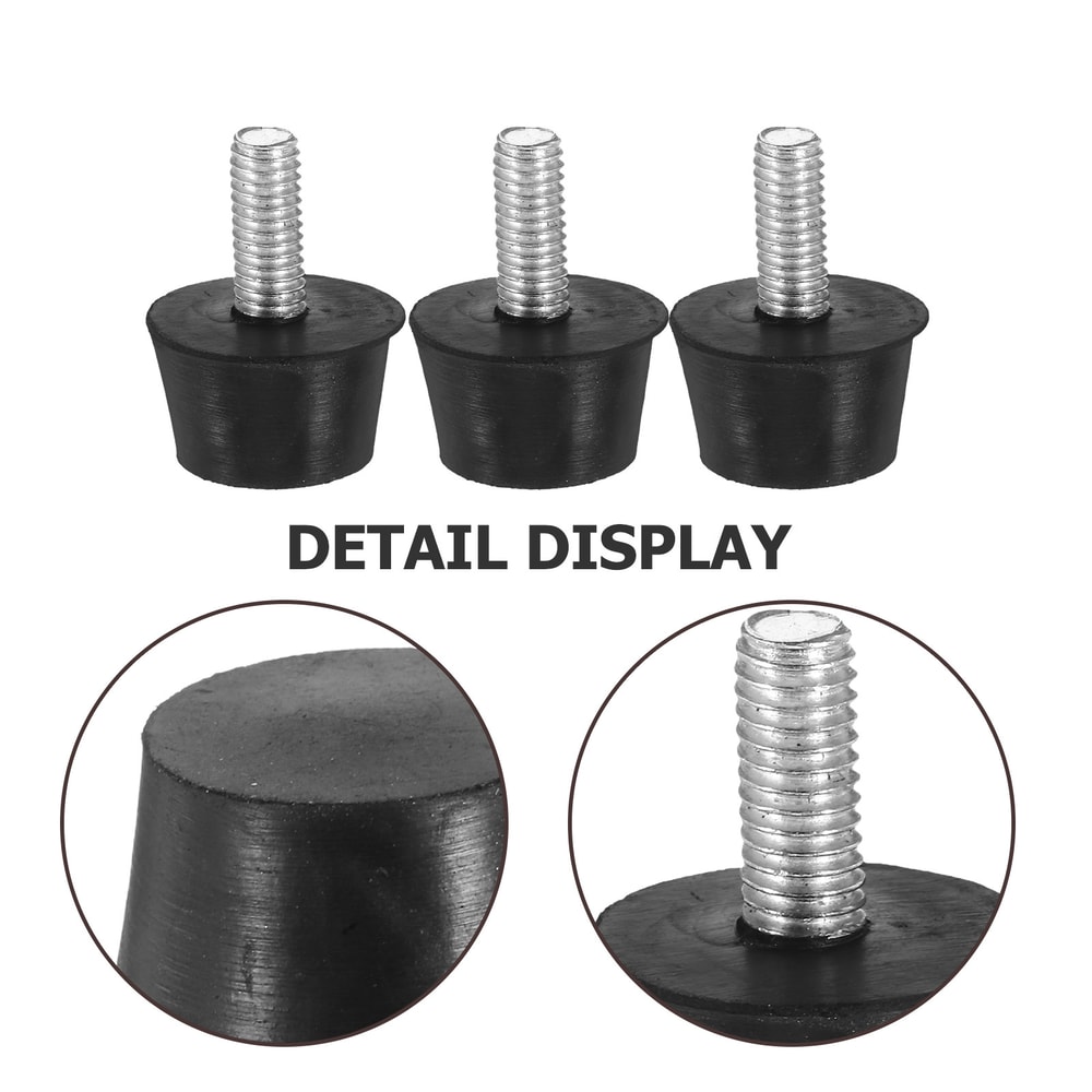 Adjustable Furniture Leveling Feet with Rubber Floor Protection Pads