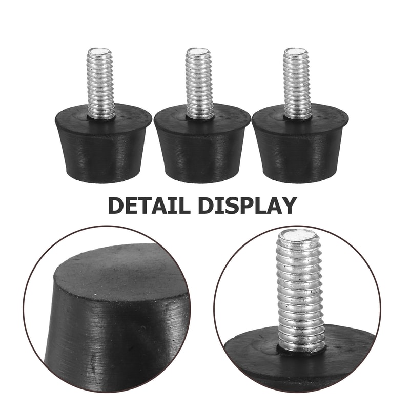 Adjustable Furniture Leveling Feet with Rubber Floor Protection Pads