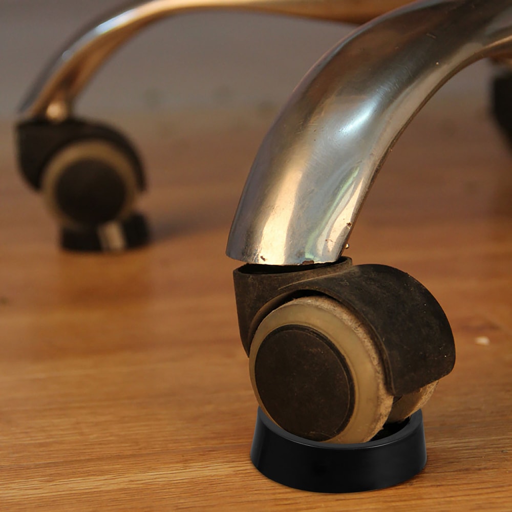 Non Slip Rubber Caster Cups for Furniture Wheels