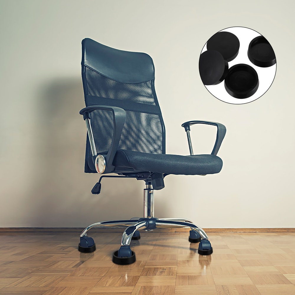 Non Slip Rubber Caster Cups for Furniture Wheels