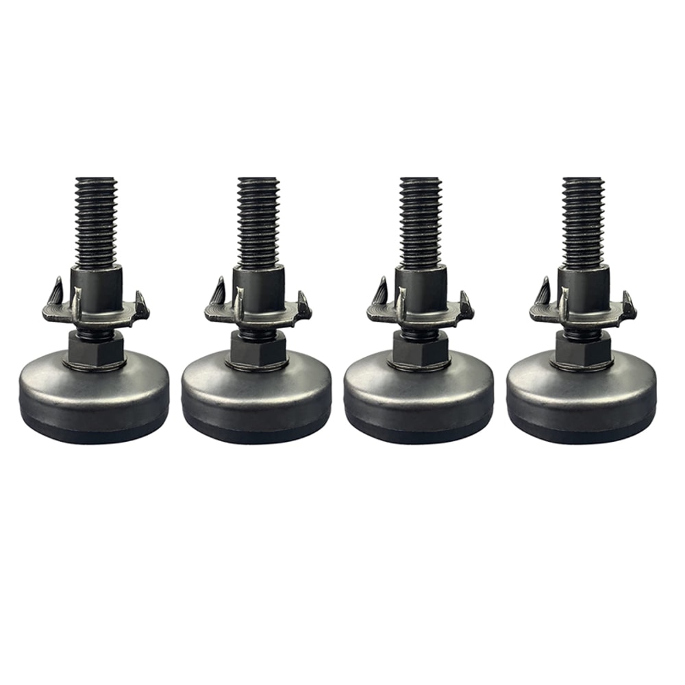 Heavy Duty Adjustable Furniture Levelers with Threaded Inserts