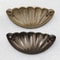 Antique Brass Shell Knob Vintage Cabinet Drawer Pull Handle 4