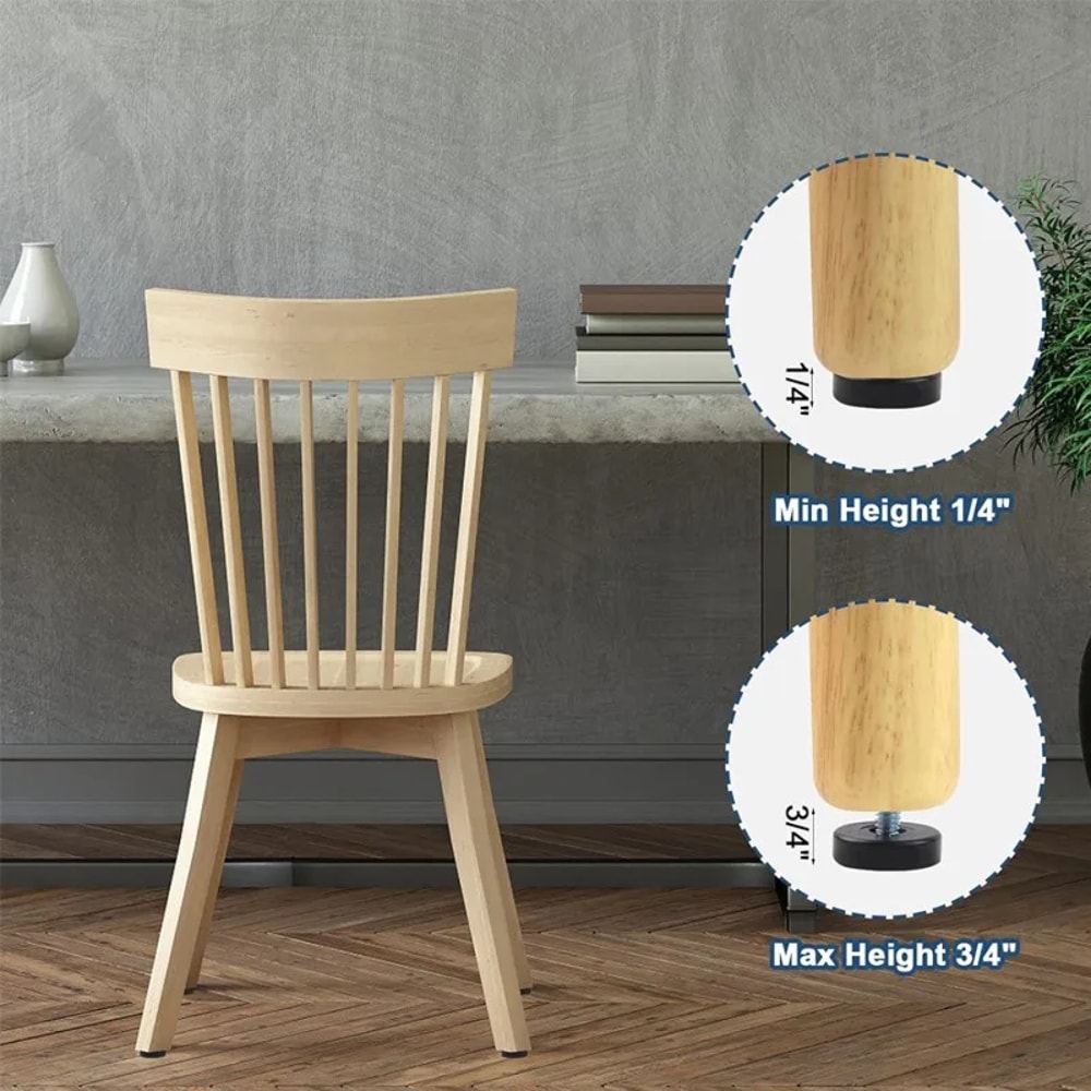 Adjustable Furniture Levelers Anti Slip Table Chair Foot Pads 2