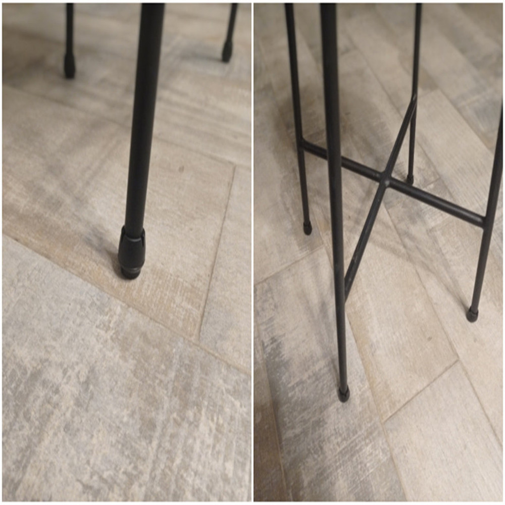 Silicone Chair Leg Floor Protectors with Felt Pads