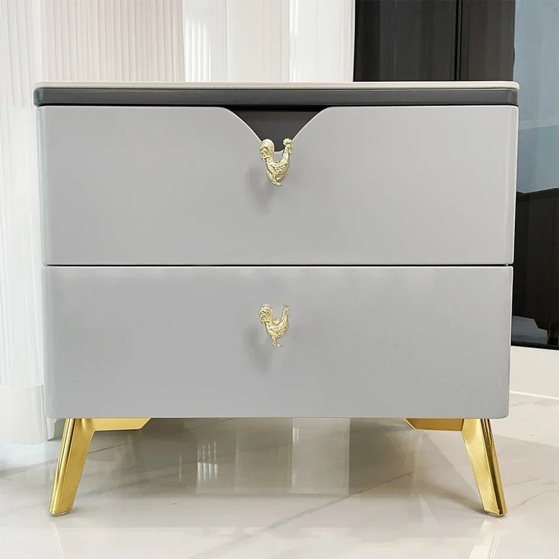 Farmhouse Rooster Cabinet Knobs Rustic Alloy Drawer Pulls 4