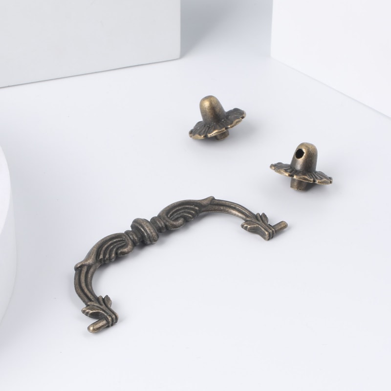 European Antique Cabinet Handle Vintage Drawer Pulls