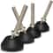 Adjustable Furniture Levelers with Swivel Threaded Feet