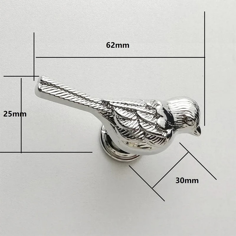 Bird Shaped Cabinet Handles For Drawers Cupboards And Wardrobes 1