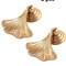 Ginkgo Leaf Cabinet Knobs Gold Drawer Pulls For Dressers And Cabinets 6