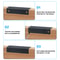 Black Hidden Cabinet Handles for Modern Drawers