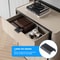 Black Hidden Cabinet Handles for Modern Drawers
