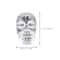 Crystal Skull Glass Cabinet Knobs Set for Gothic Drawers Dressers and Cupboards