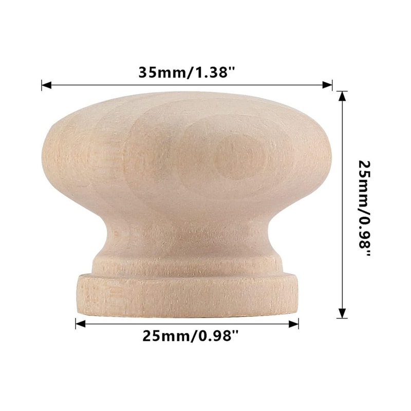 Wooden Cabinet Knobs For Drawers And Dressers 1
