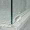 Adjustable Shower Door Bottom Guide Aluminum Glass Door Track Stabilizer for Sliding Doors