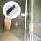 Adjustable Shower Door Bottom Guide Aluminum Glass Door Track Stabilizer for Sliding Doors