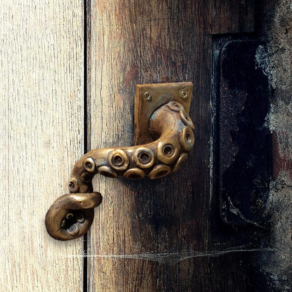 Vintage Octopus Cabinet Handle Nautical Drawer Pull 3