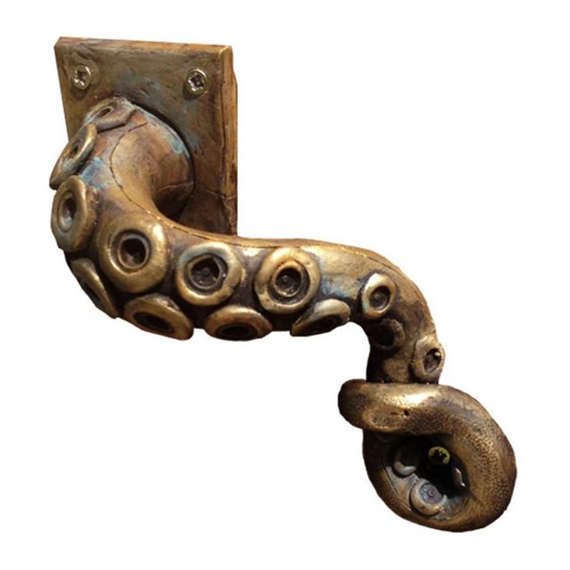 Vintage Octopus Cabinet Handle Nautical Drawer Pull 4