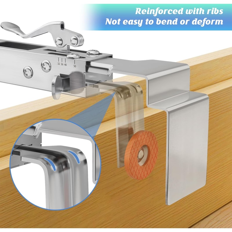 Adjustable Drawer Front Installation Clamp For Cabinet Panel Alignment 4
