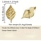 Brass Leaf Knobs Gold Leaf Drawer Pulls For Cabinets And Dressers 3