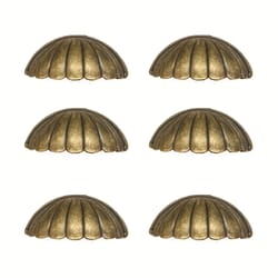 vintage shell drawer pulls set antique cabinet handles