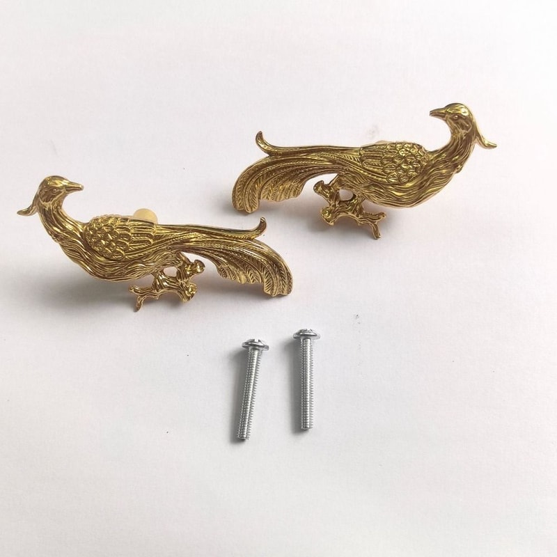 Solid Brass Phoenix Cabinet Knob For Drawers And Wardrobes 2
