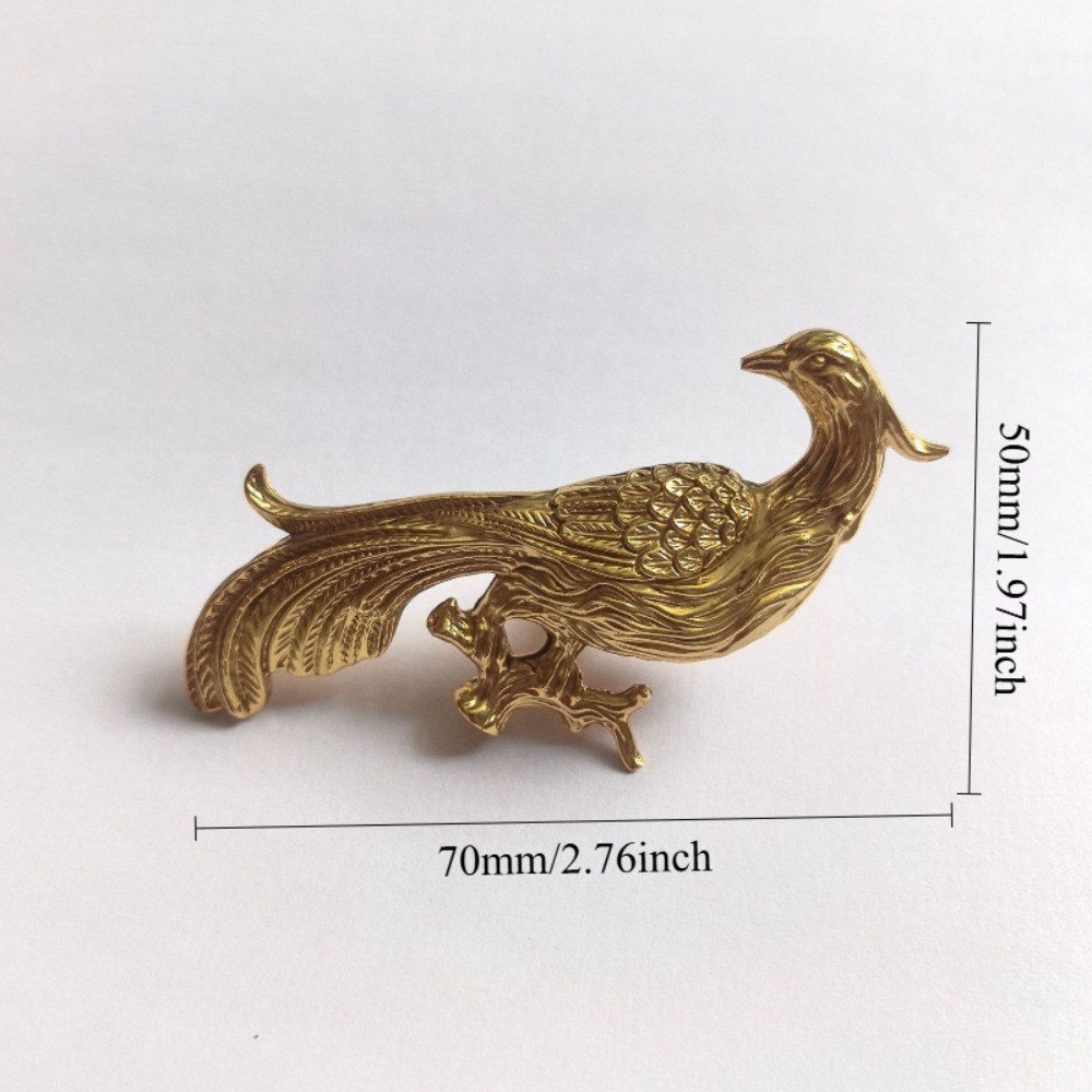 Solid Brass Phoenix Cabinet Knob For Drawers And Wardrobes 7