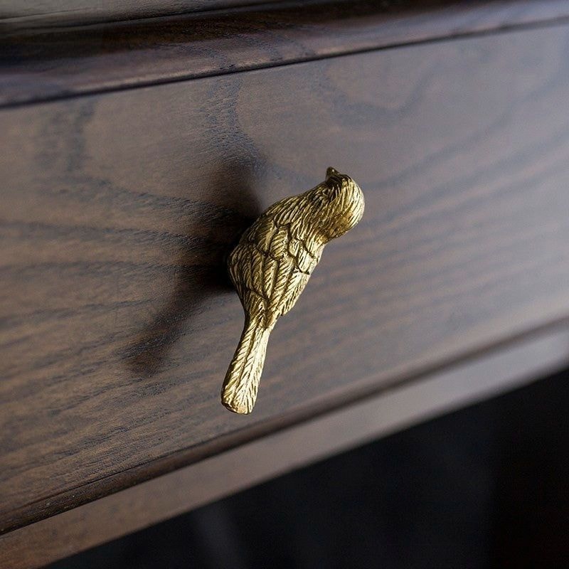 Vintage Bird Cabinet Handles for Drawers, Dressers and Kitchen Cabinets