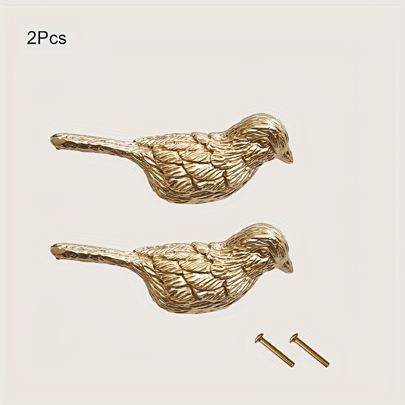 Vintage Bird Cabinet Handles for Drawers, Dressers and Kitchen Cabinets