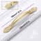 Brushed Gold Cabinet Handles For Modern Drawers And Wardrobes 2