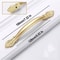 Brushed Gold Cabinet Handles For Modern Drawers And Wardrobes 2