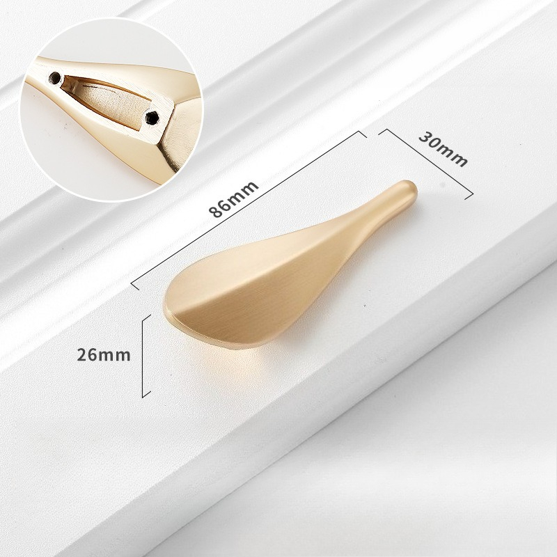 Antique Brass Branch Cabinet Pull for Drawers and Furniture