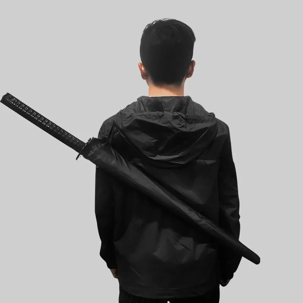 Katana Umbrella UV Blocking Samurai Sword Parasol 4