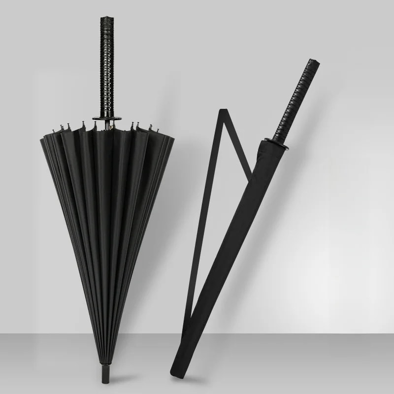 Katana Umbrella UV Blocking Samurai Sword Parasol 5