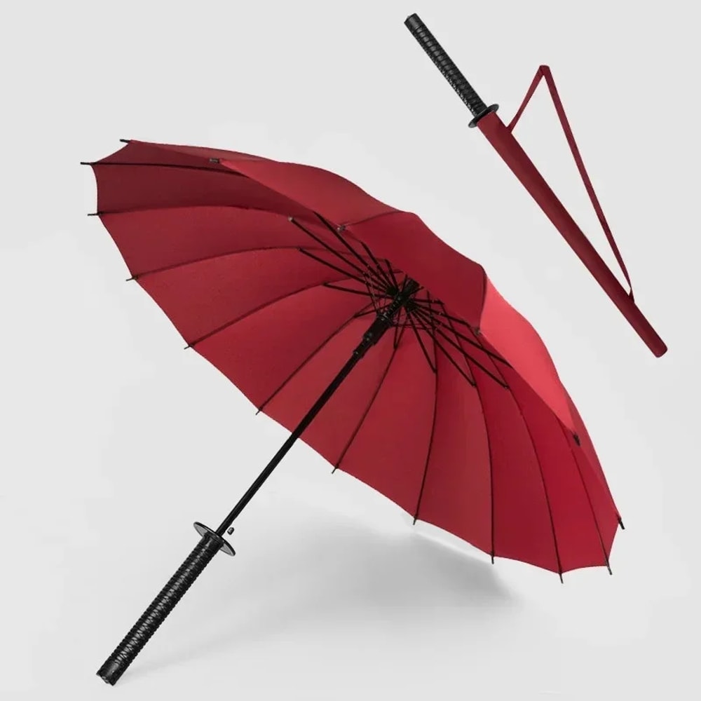 Katana Umbrella UV Blocking Samurai Sword Parasol 8