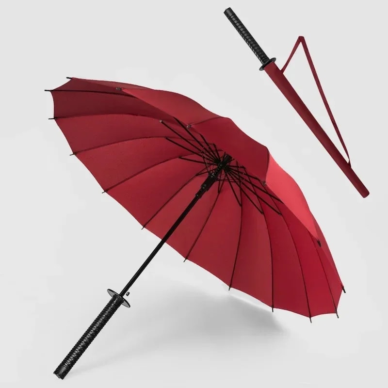 Katana Umbrella UV Blocking Samurai Sword Parasol 8
