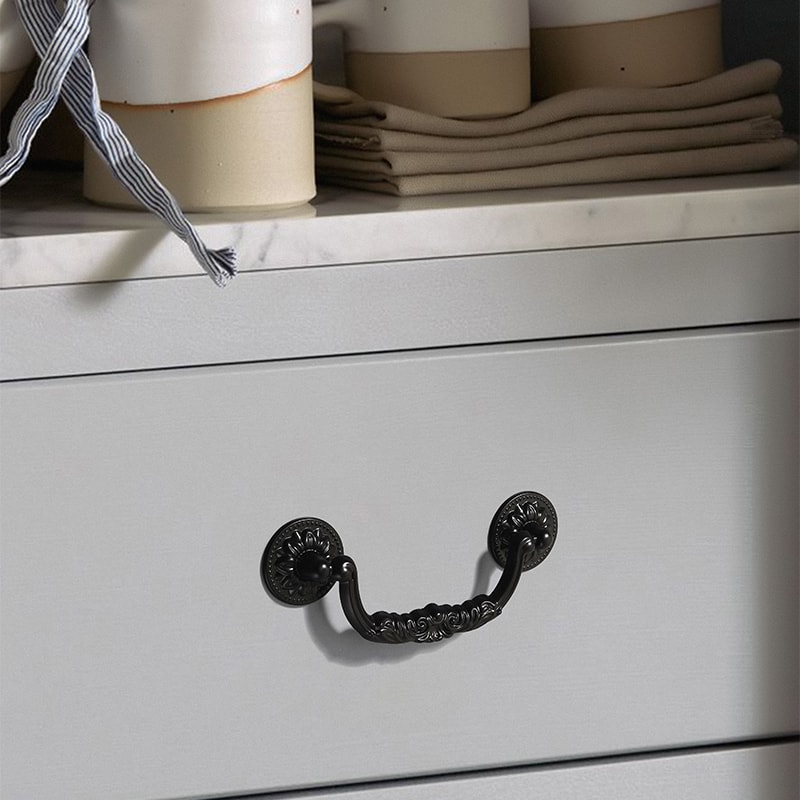 European Antique Cabinet Pulls Zinc Alloy Vintage Drawer Handles 4