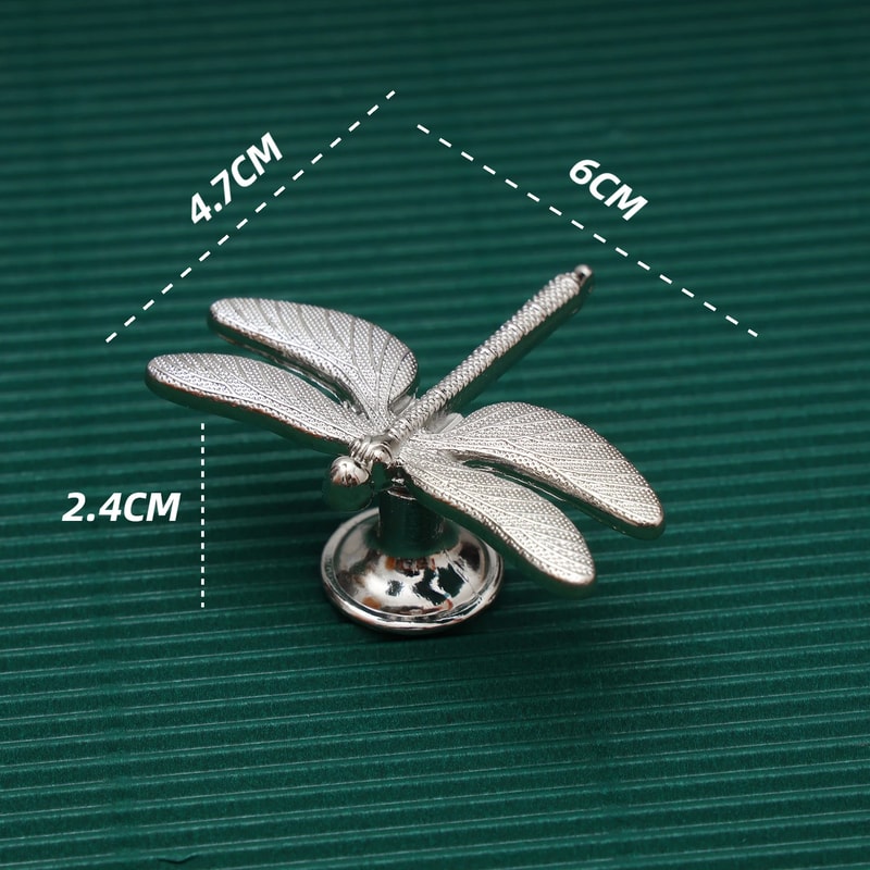 Copper Dragonfly Cabinet Knobs Decorative Drawer Pull Handles 8