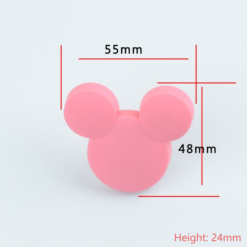 Cute Cartoon Silicone Drawer Knobs For Kids Room Cabinets 8