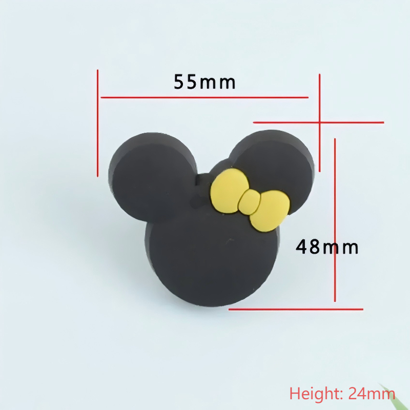 Cute Cartoon Silicone Drawer Knobs For Kids Room Cabinets 7