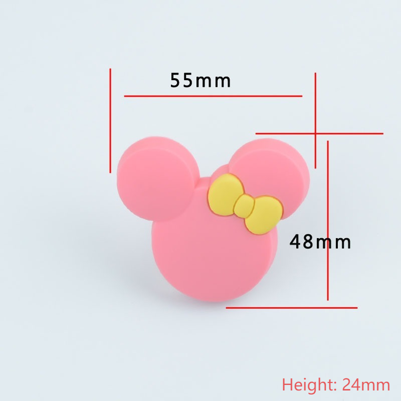 Cute Cartoon Silicone Drawer Knobs For Kids Room Cabinets 9