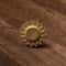 Sunflower Drawer Knobs Vintage Copper Cabinet And Dresser Pulls 3