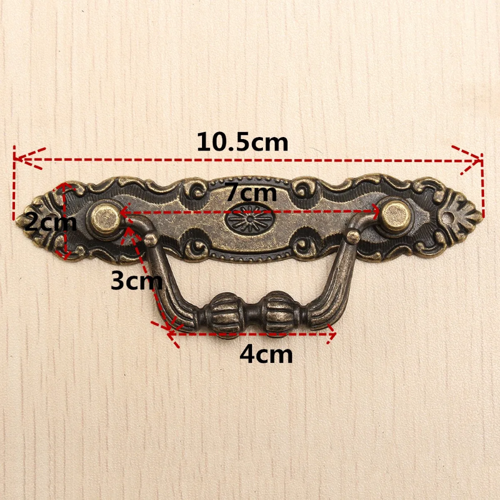 Vintage Zinc Alloy Cabinet Handle for Drawers and Wardrobes