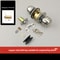 Stainless Steel Bedroom Door Lock with Keys for Interior Doors