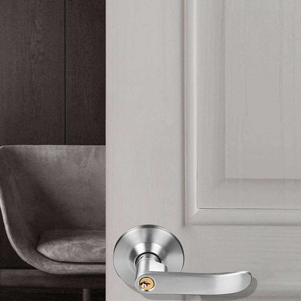 Three Bar Aluminum Alloy Keyed Door Lock For Doors 1