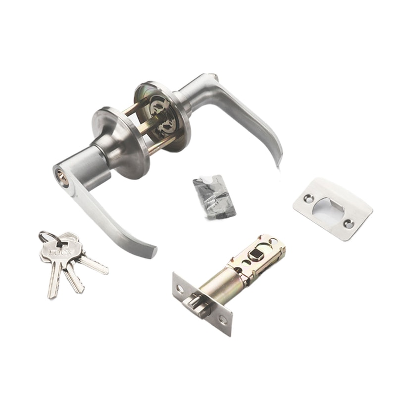 Three Bar Aluminum Alloy Keyed Door Lock For Doors 6