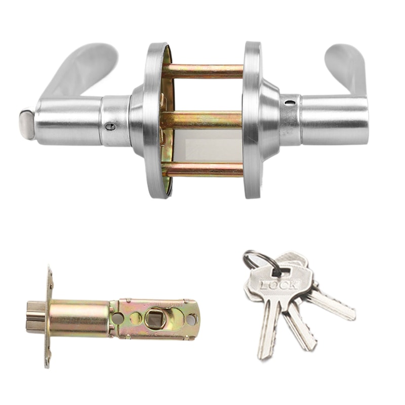 Three Bar Aluminum Alloy Keyed Door Lock For Doors 8