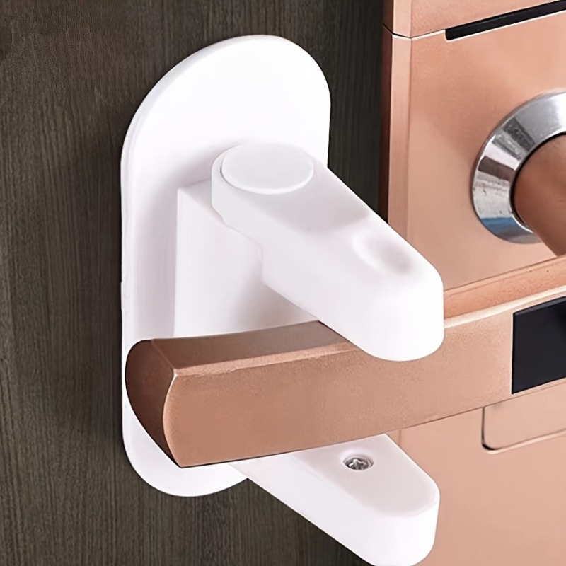 No Drill Anti Theft Door Security Lock Handle