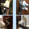 No Drill Anti Theft Door Security Lock Handle