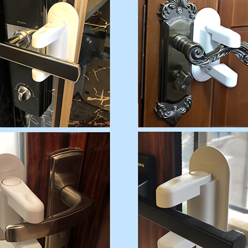 No Drill Anti Theft Door Security Lock Handle